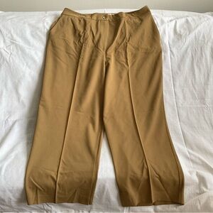 Equise for Anthropologie | Wide-Leg Trousers in Camel | 2X